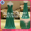 ME13062 beading vestido de noite verde quente